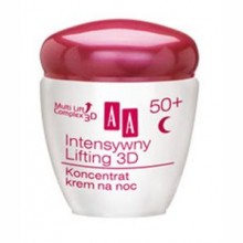 AA INTENSYWNY LIFTING 3D KONCENTRAT KREM NA NOC. 50+